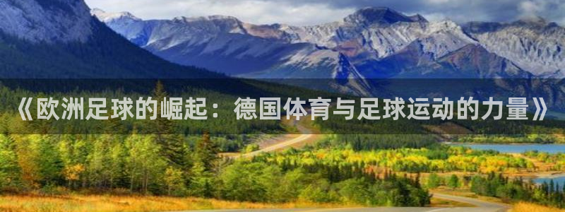678体育：《欧洲足球的崛起：德国体育与足球运动的力量》